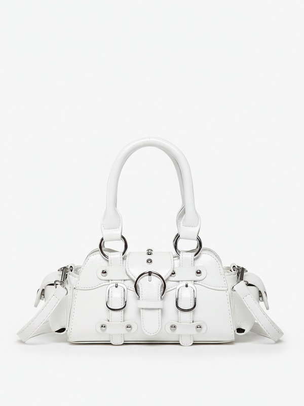 Mini studded rivet crossbody bag