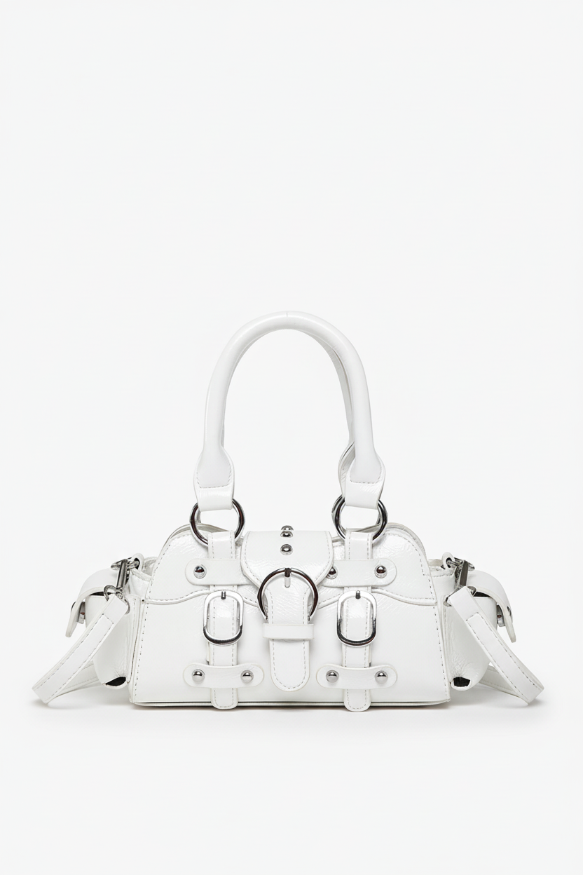 Mini studded rivet crossbody bag