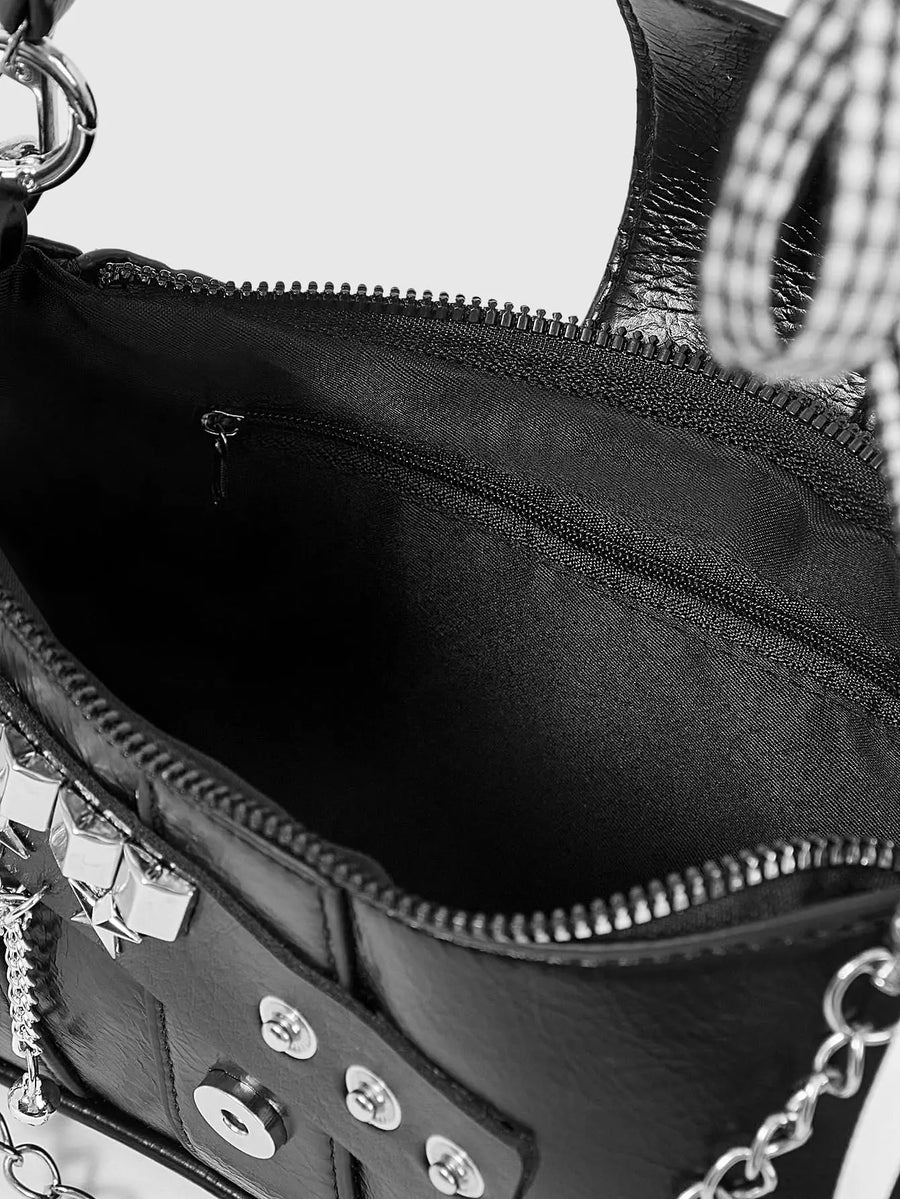 Maximalist embellished Y2K shoulder bag - view 5