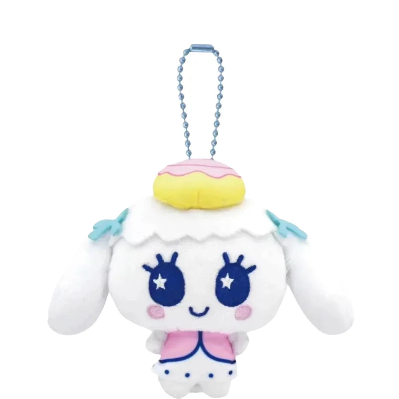 Sanrio tamagotchi plush bag charm - detail shot