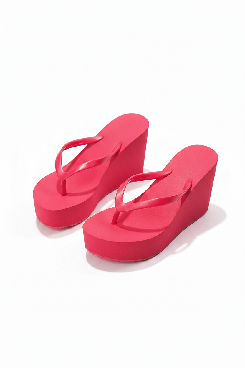 Platform Wedge Flip Flops