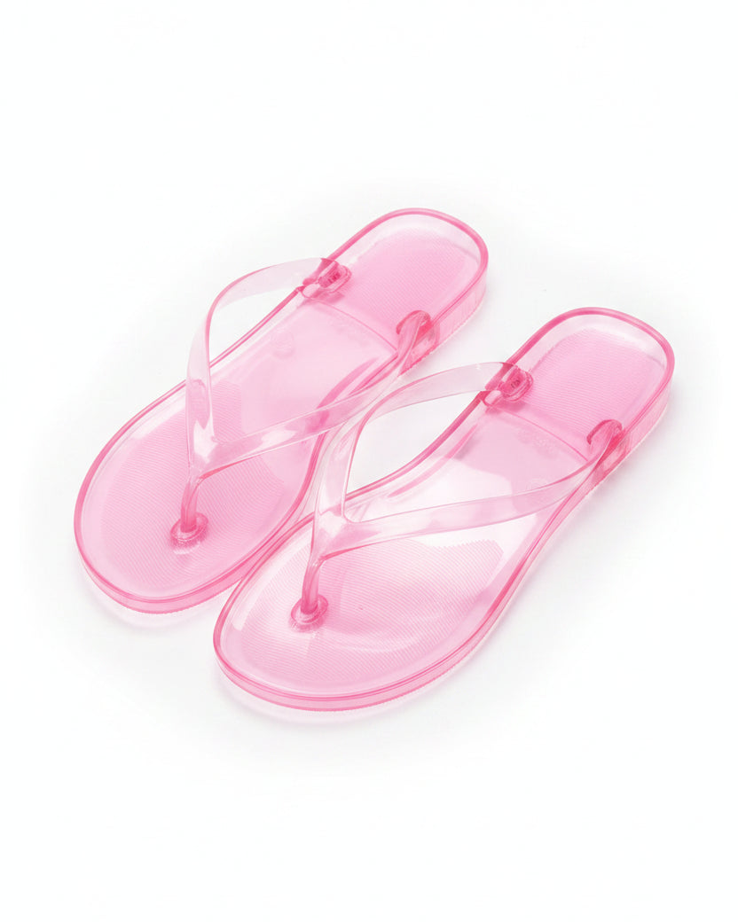 Crystal Flip Flop Jelly Sandals