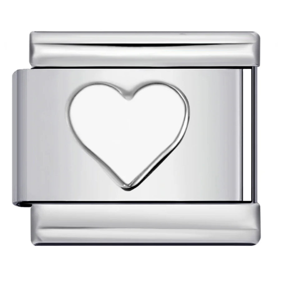 Silver letter Italian charm on bracelet - view 35