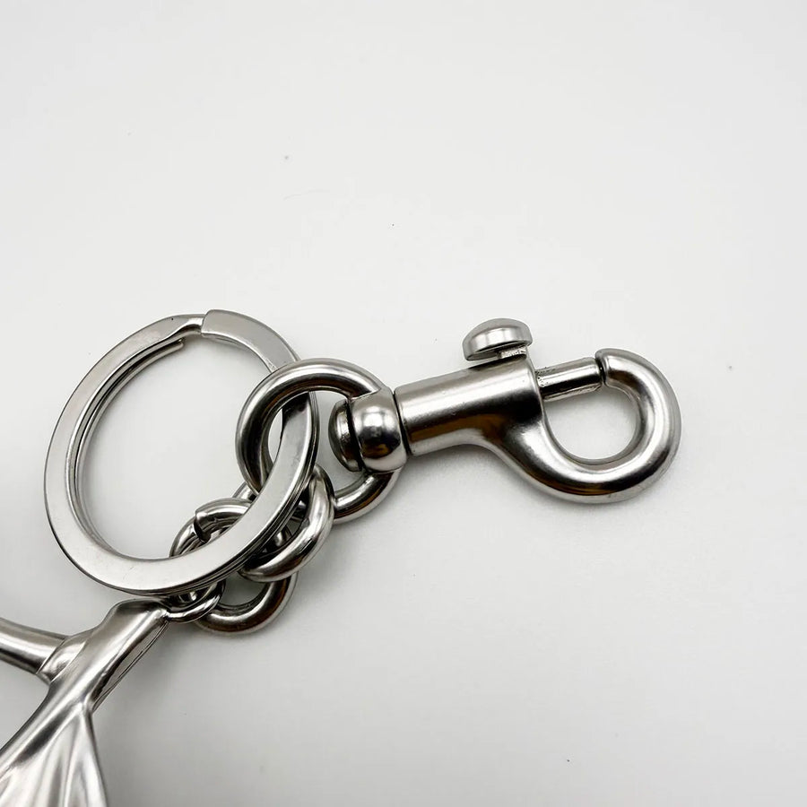 Mirror cherry bag charm on bag - view 6