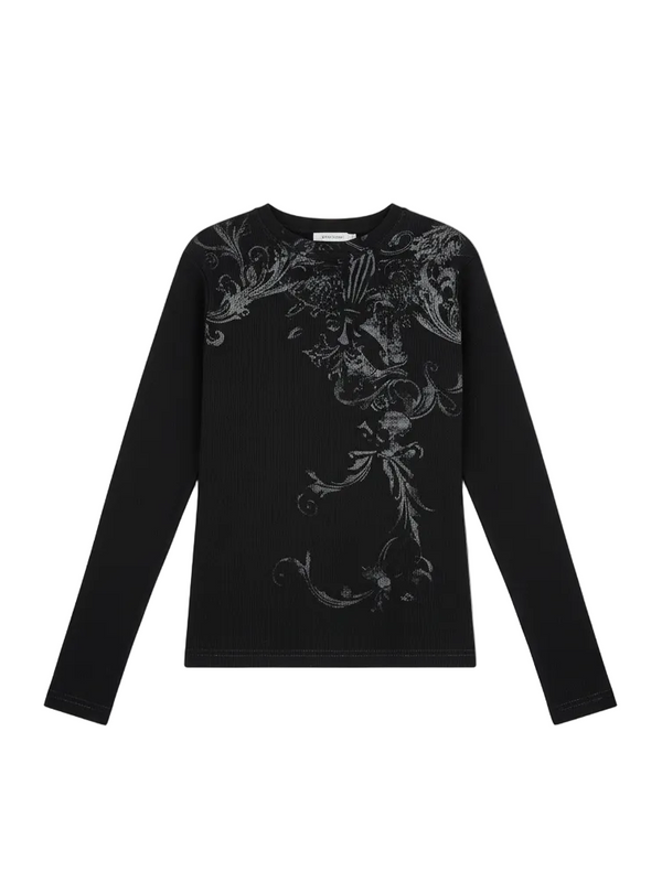 Mall Goth Thermal Shirt — alternate view