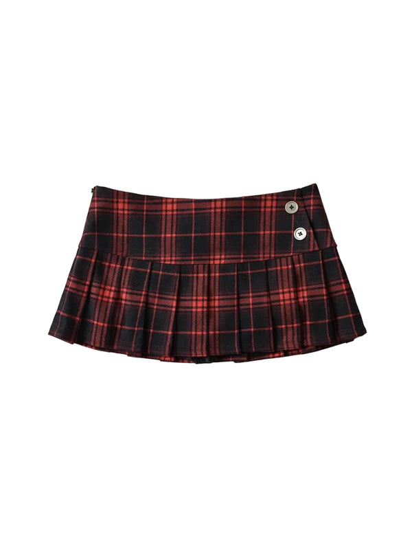 Plaid Mini Skort — alternate view