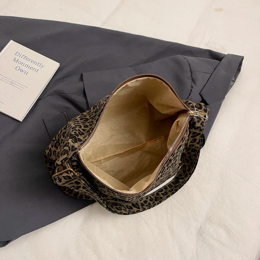 Leopard print canvas tote bag - view 5