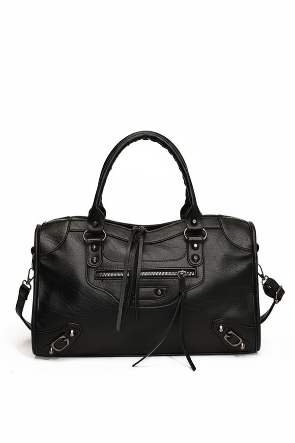 Y2K square motorcycle tote bag