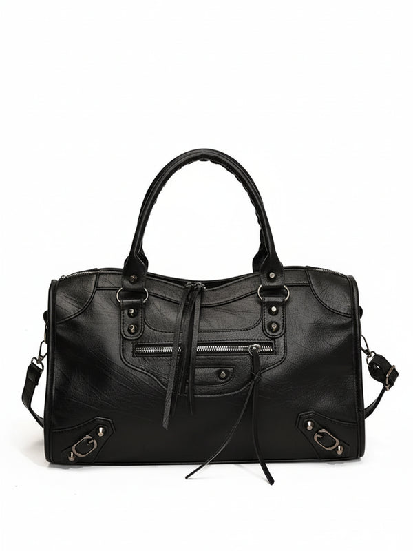 Y2K square motorcycle tote bag