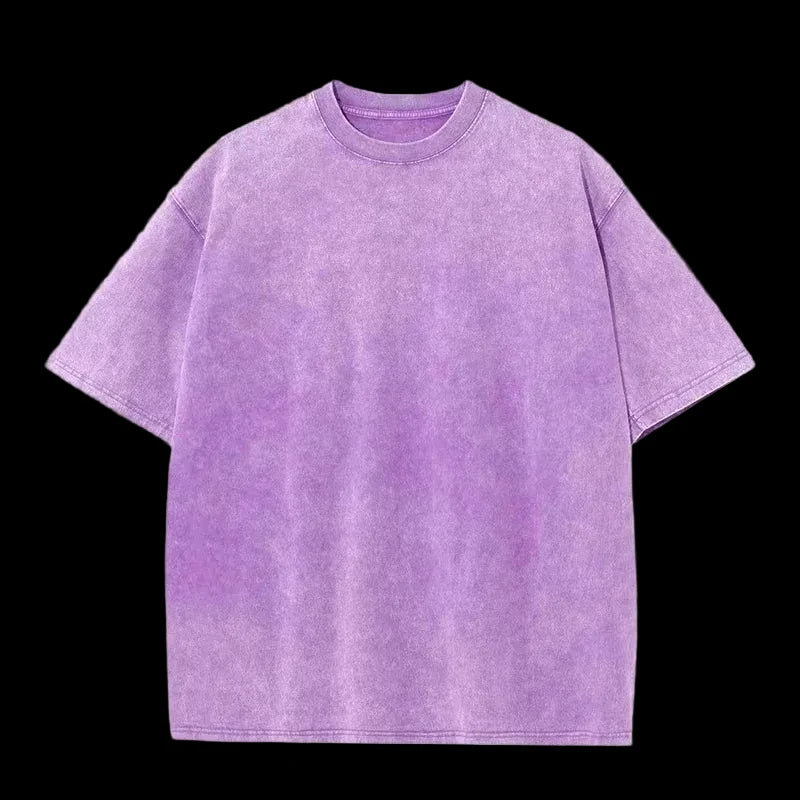 Oversized acid wash graphic t-shirt on model - view 8