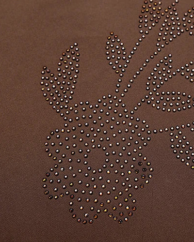 Diamond embellished bodycon mini dress on model - view 11