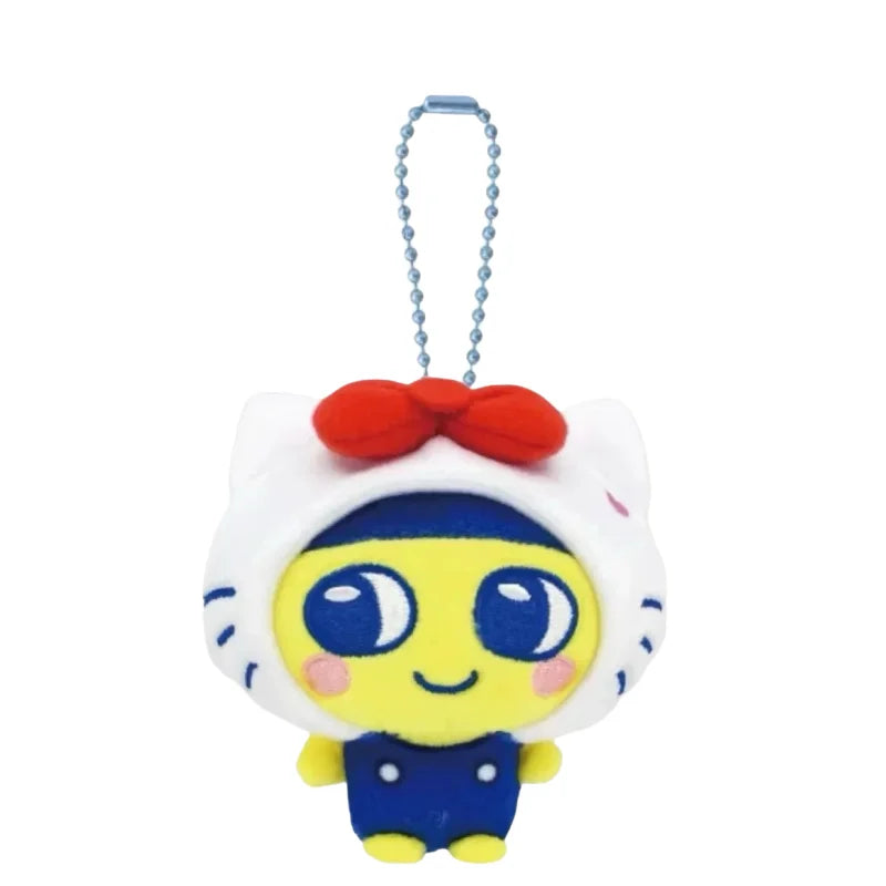 Sanrio tamagotchi plush bag charm - styling view