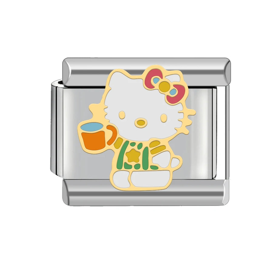 Hello Kitty Italian charm collection on bracelet - view 13