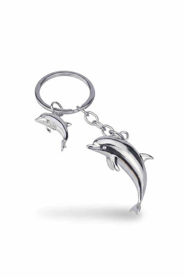 3D dolphin keychain