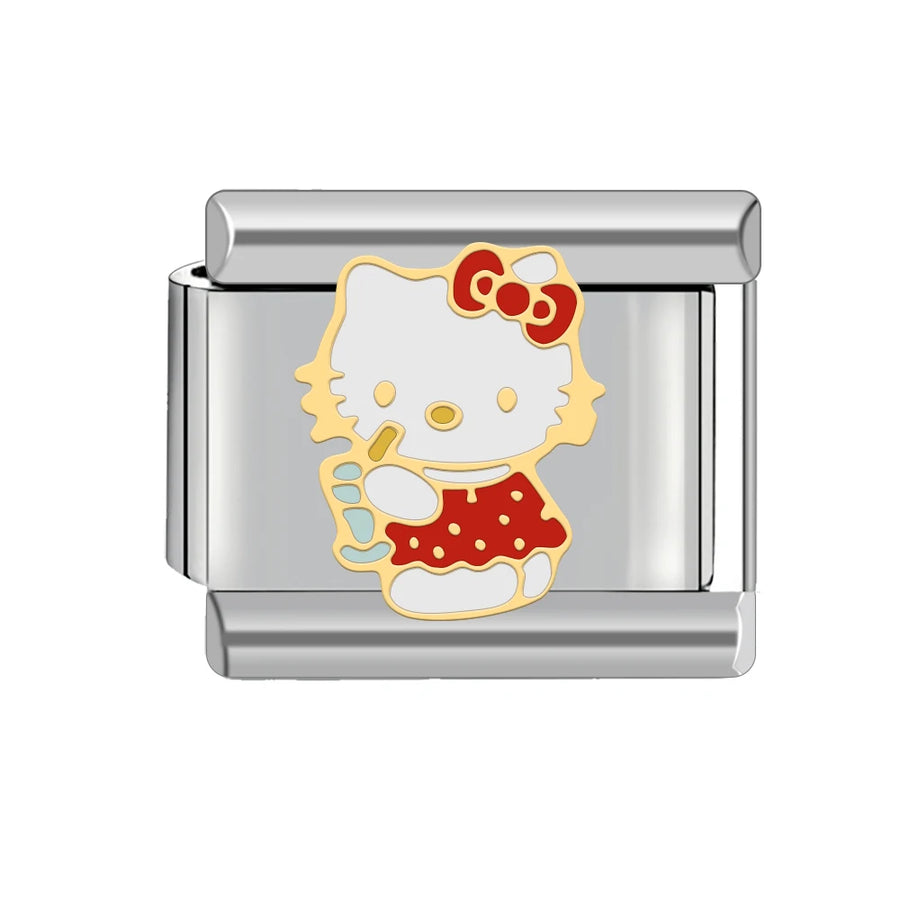 Hello Kitty Italian charm collection on bracelet - view 35