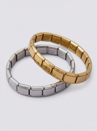 Starter Italian charm bracelet in gold