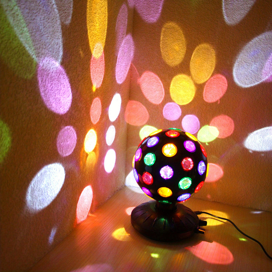 Rainbow disco USB light projecting colors - view 5