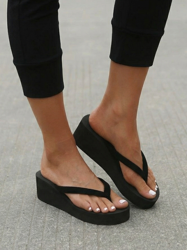 Foam Platform Flip Flops — alternate view