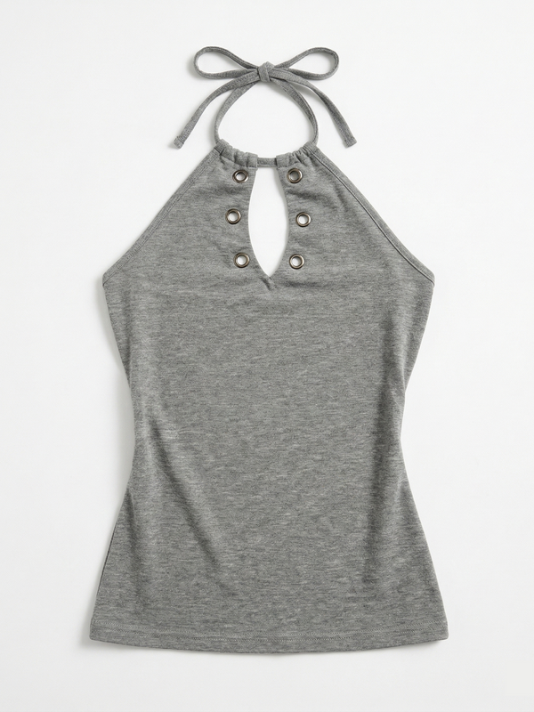 Rivet Halter Top — alternate view