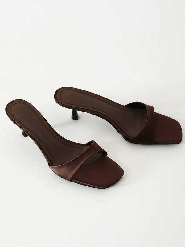 Open Toe Kitten Heels