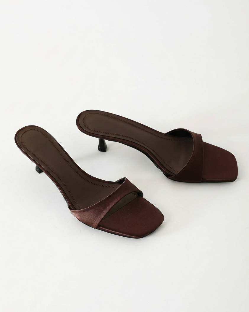 Open Toe Kitten Heels