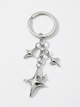 Star Moon Metal Keychain