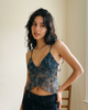 Paisley Mesh Cami